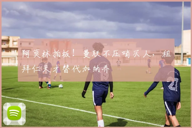 阿莫林拍板！曼联不压哨买人，租拜仁天才替代加纳乔
