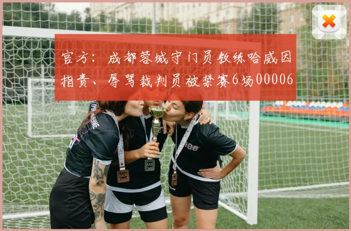 官方：成都蓉城守门员教练哈威因指责、辱骂裁判员被禁赛6场0000644